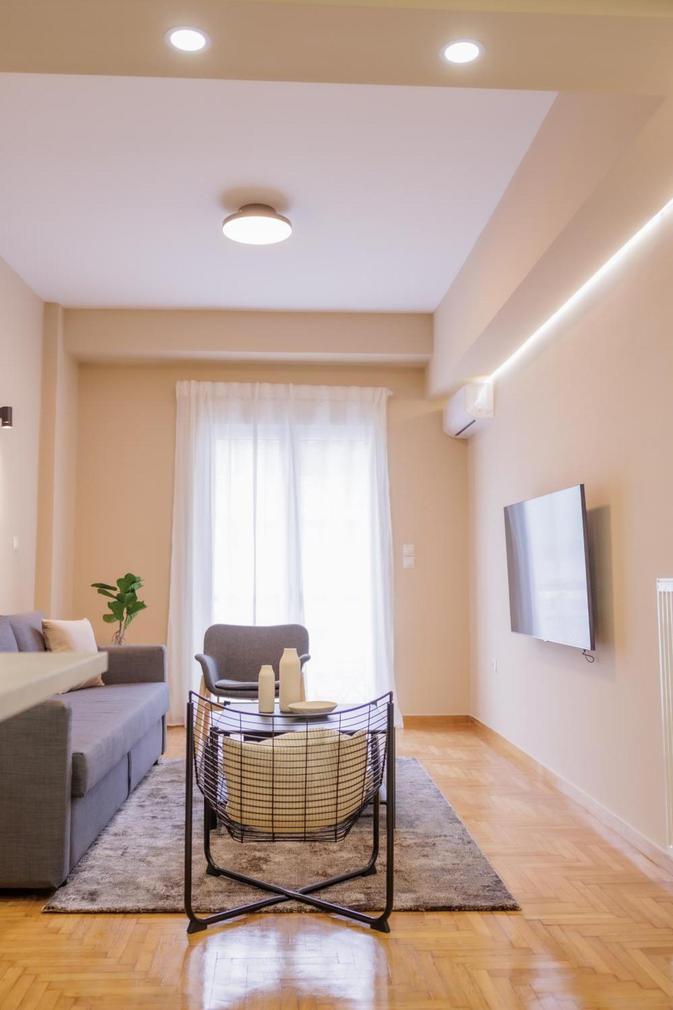 Modern 2Bdr Apt - 2' To Metro - Direct To Acropolis Athén Kültér fotó